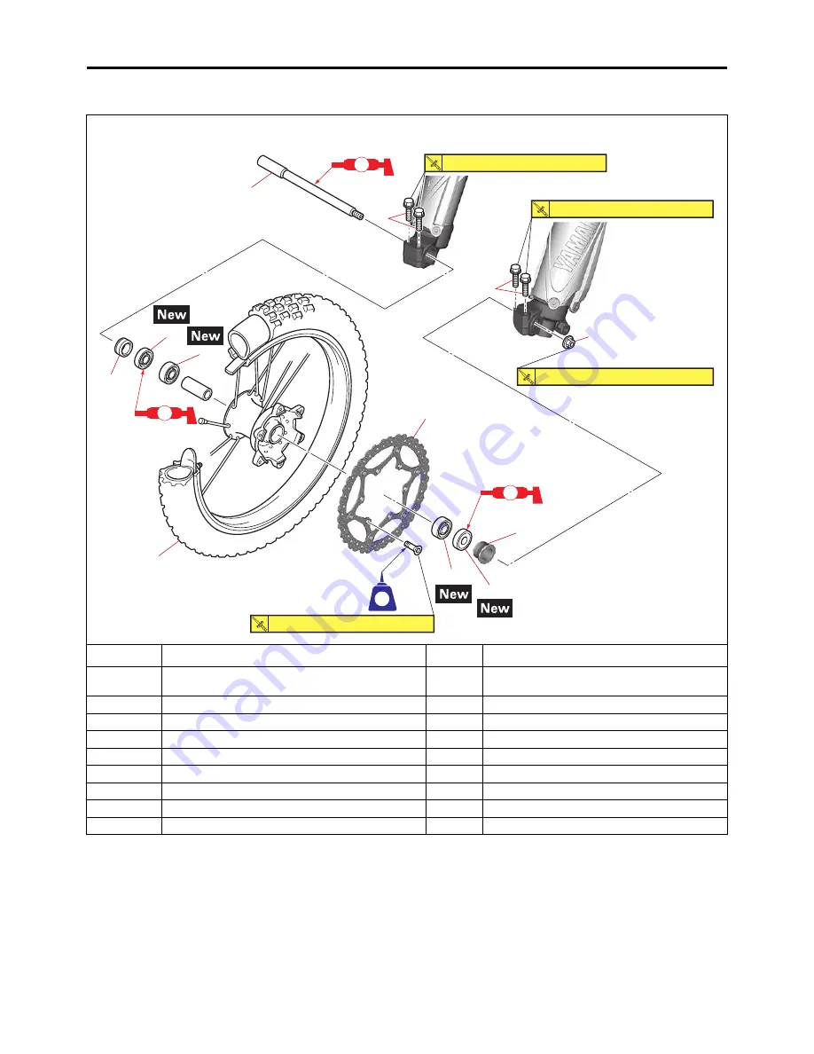 Yamaha YZ250FX 2022 Owner'S Service Manual Download Page 119