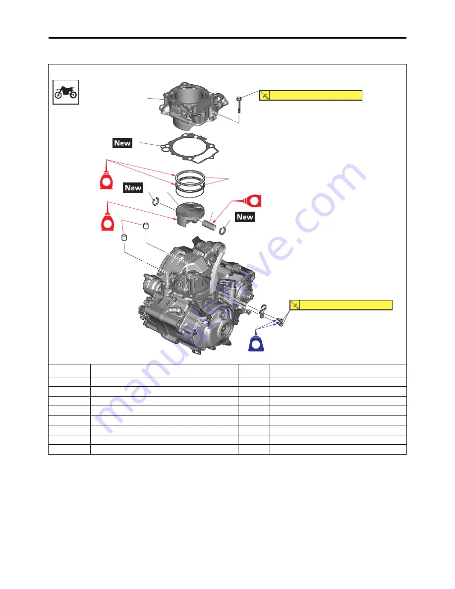 Yamaha YZ250FX 2022 Owner'S Service Manual Download Page 219