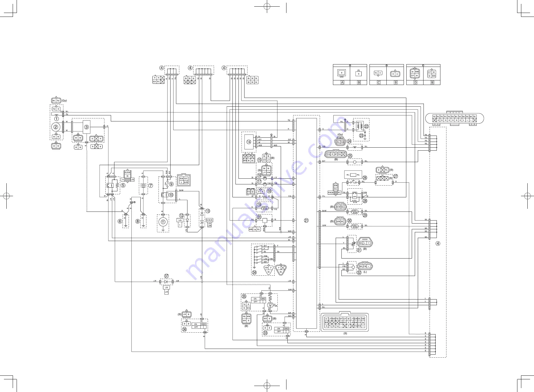 Yamaha YZ250FX 2022 Owner'S Service Manual Download Page 377