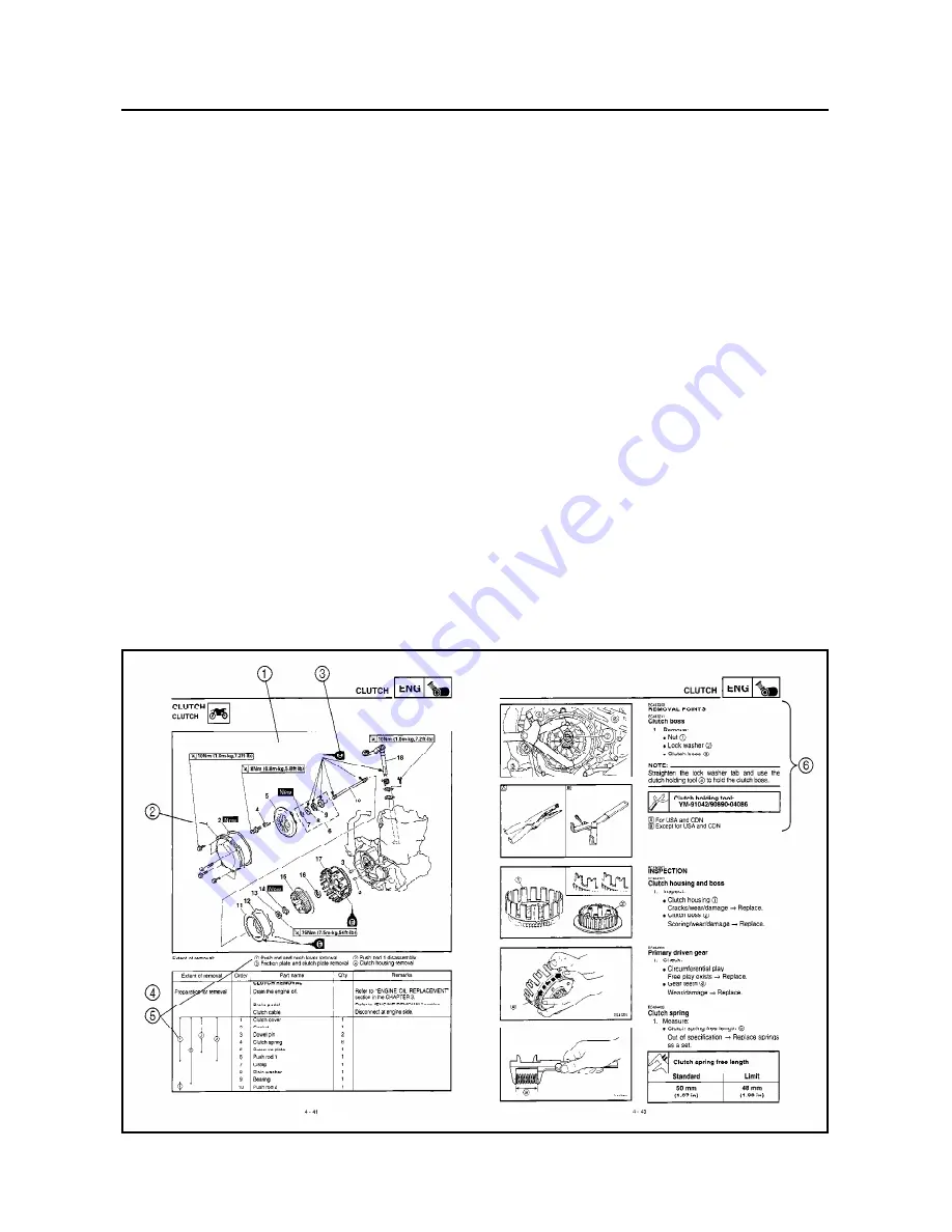 Yamaha YZ426F(M)/LC Owner'S Service Manual Download Page 14