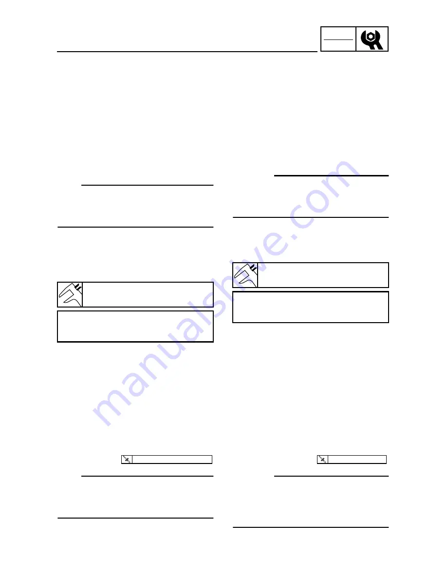 Yamaha YZ426F(M)/LC Owner'S Service Manual Download Page 233