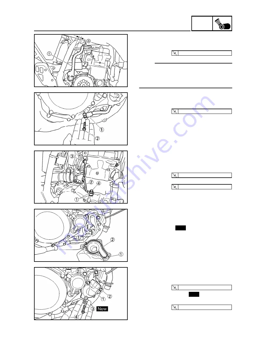 Yamaha YZ426F(M)/LC Owner'S Service Manual Download Page 338