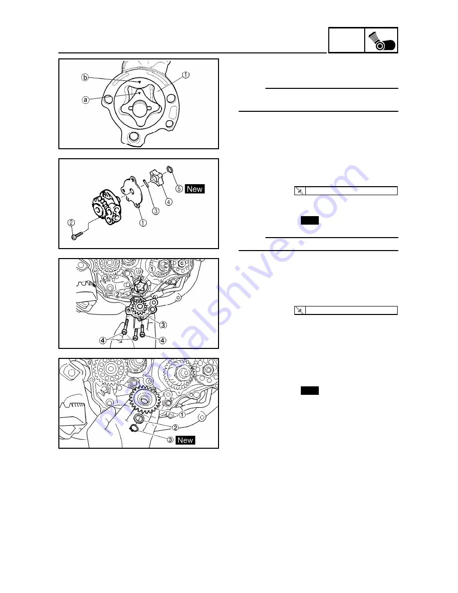 Yamaha YZ426F(M)/LC Owner'S Service Manual Download Page 352