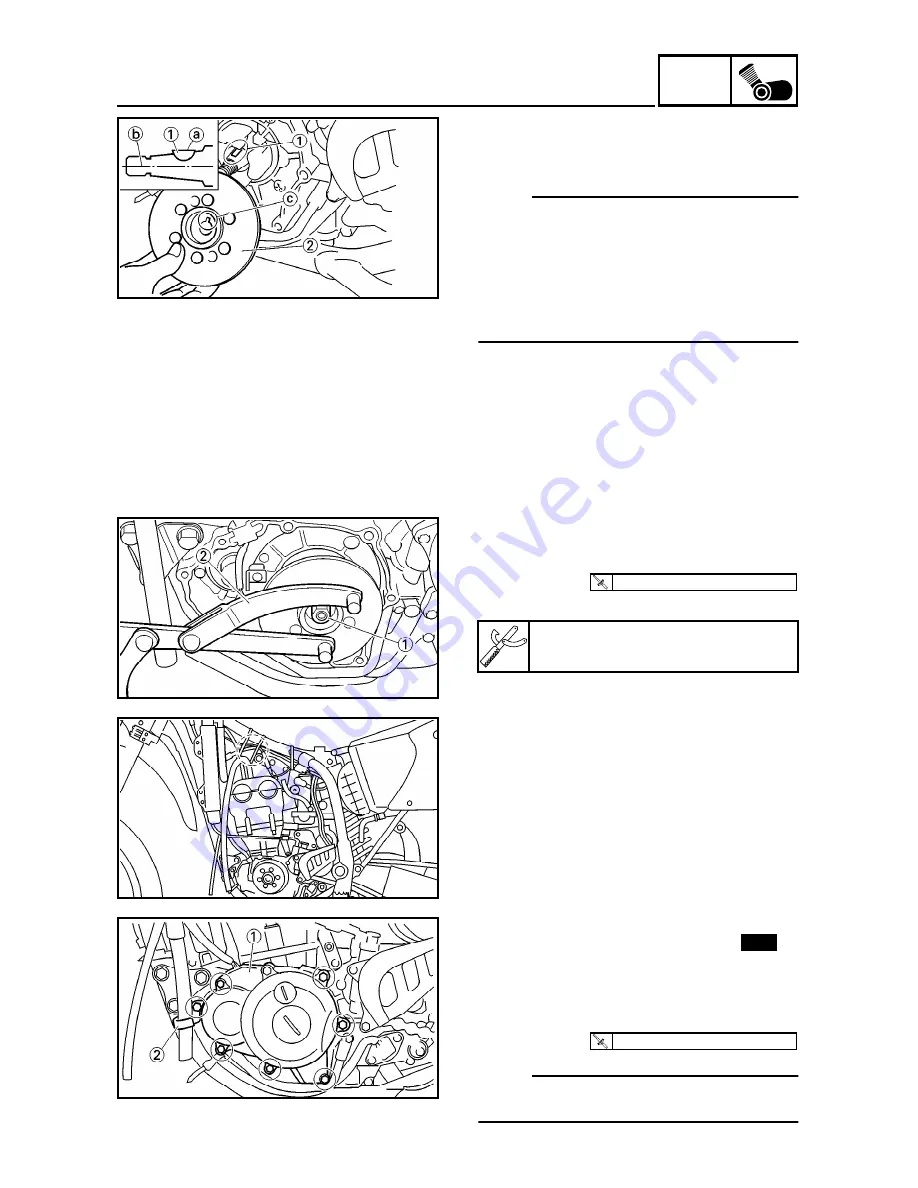 Yamaha YZ426F(M)/LC Owner'S Service Manual Download Page 372