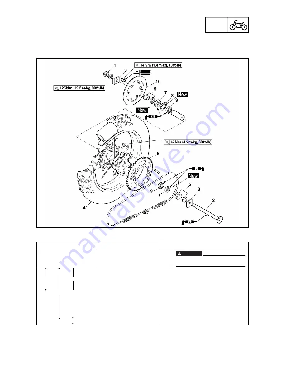 Yamaha YZ426F(M)/LC Скачать руководство пользователя страница 416