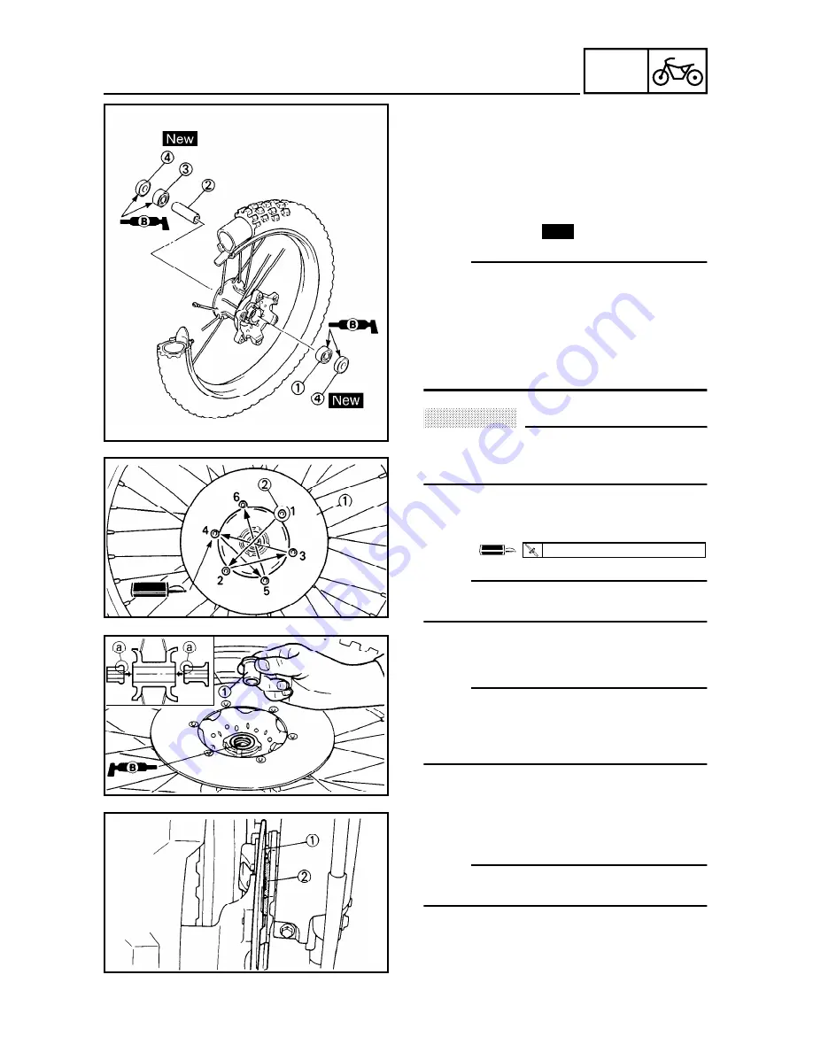 Yamaha YZ426F(M)/LC Owner'S Service Manual Download Page 422