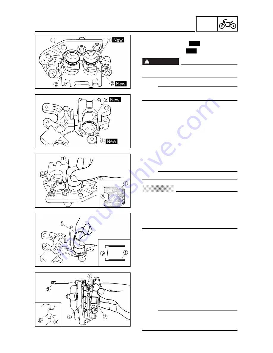 Yamaha YZ426F(M)/LC Owner'S Service Manual Download Page 446