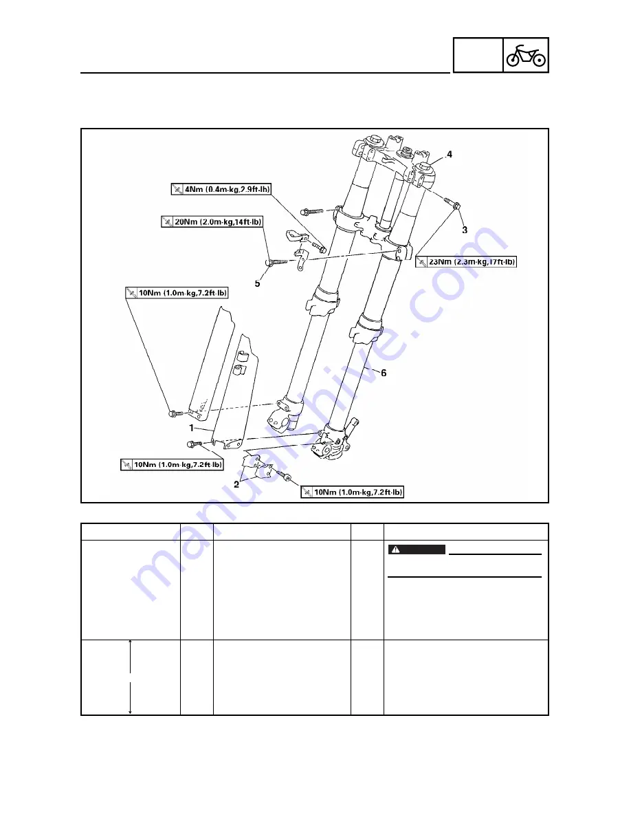 Yamaha YZ426F(M)/LC Скачать руководство пользователя страница 466