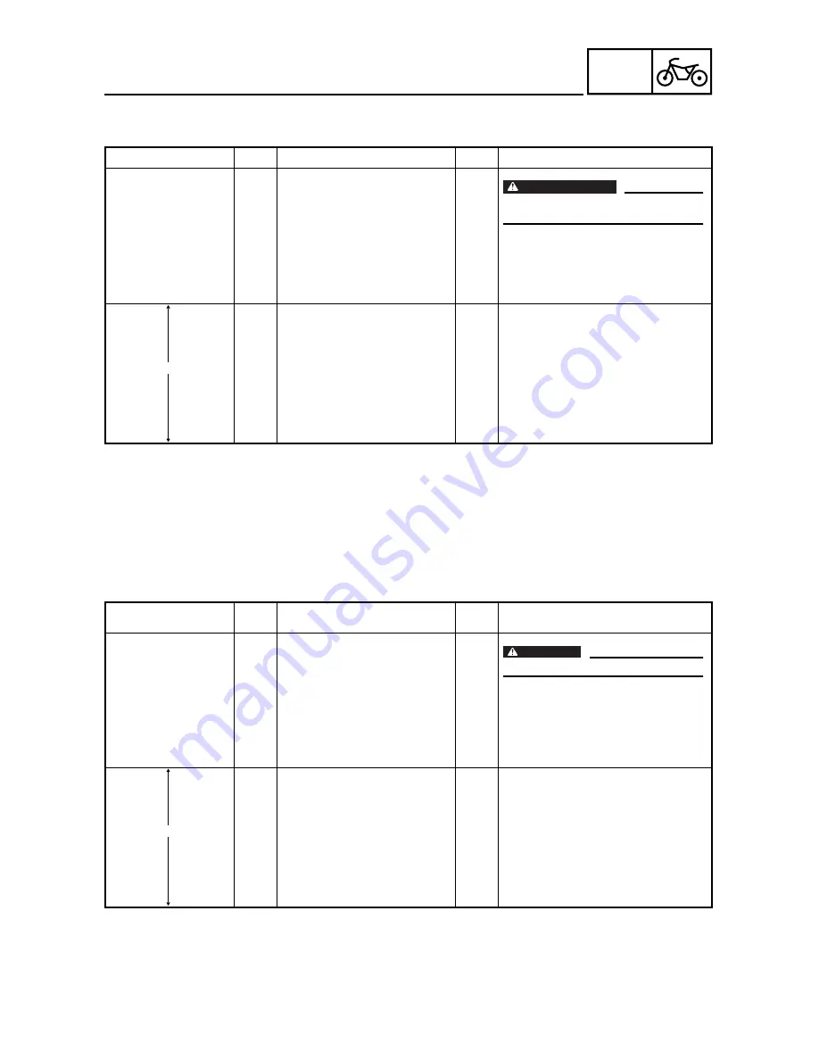 Yamaha YZ426F(M)/LC Owner'S Service Manual Download Page 467