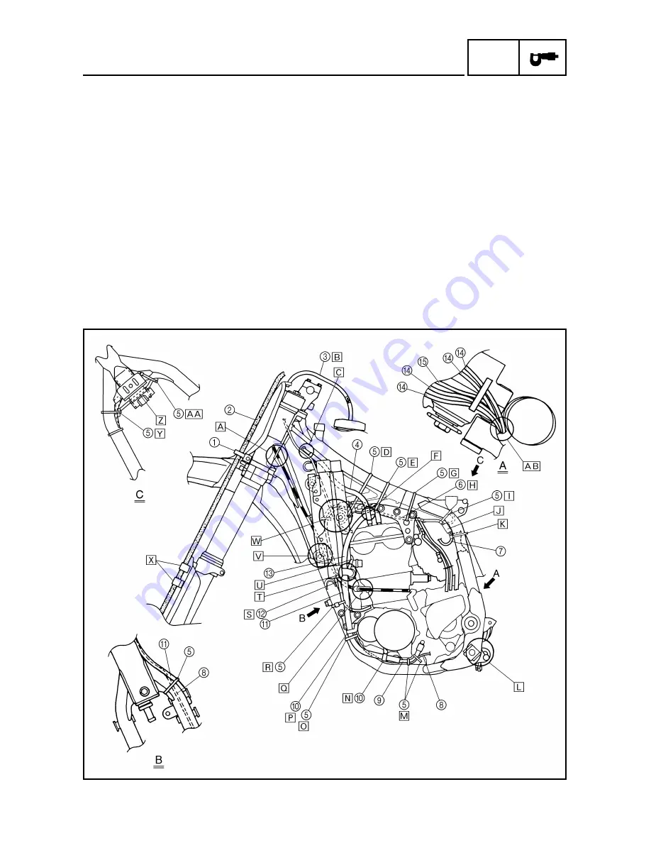 Yamaha YZ426F Owner'S Service Manual Download Page 132