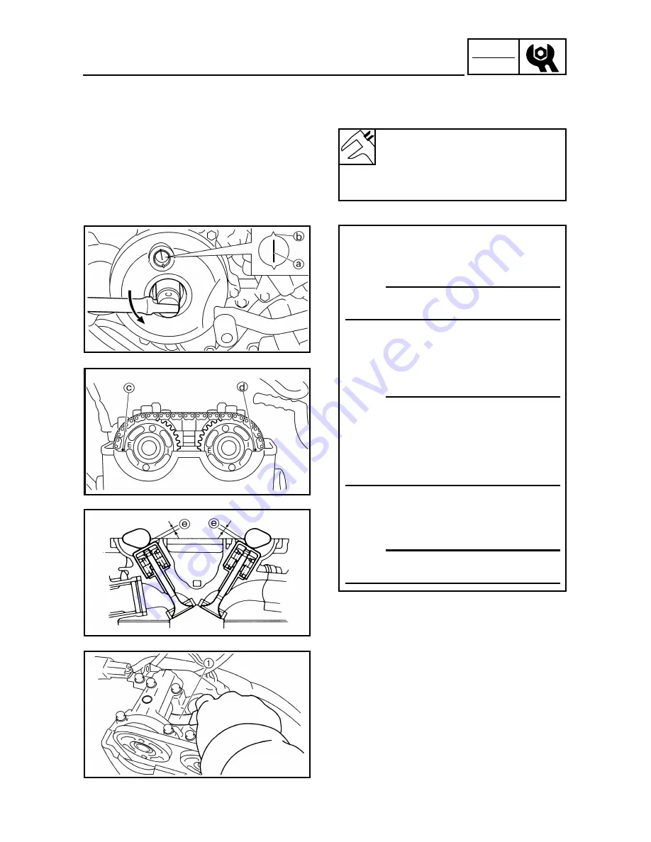 Yamaha YZ426F Owner'S Service Manual Download Page 182