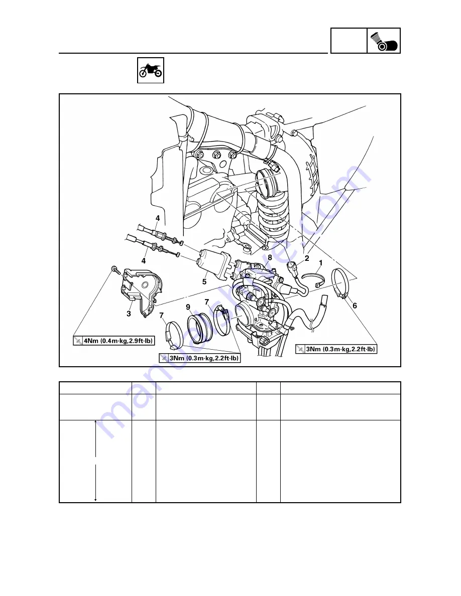 Yamaha YZ426F Скачать руководство пользователя страница 252