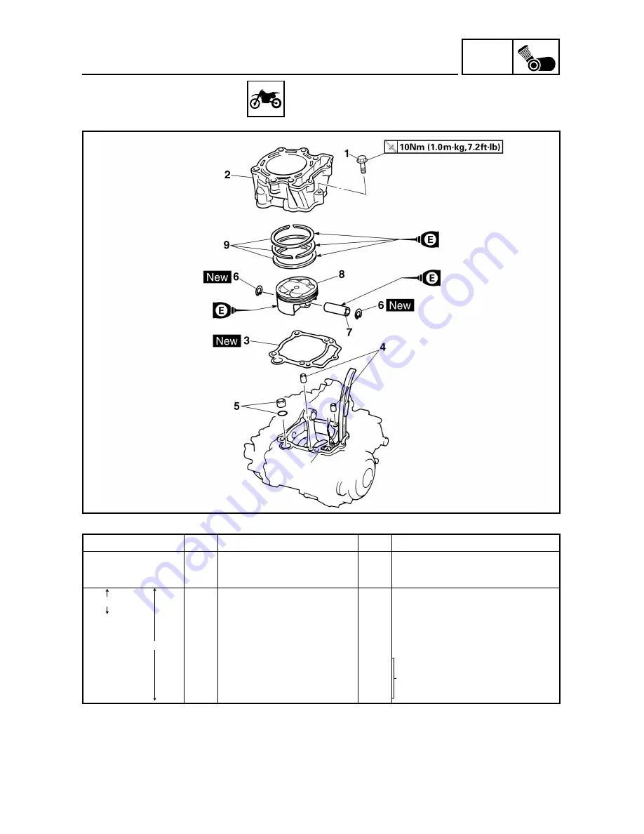 Yamaha YZ426F Скачать руководство пользователя страница 318