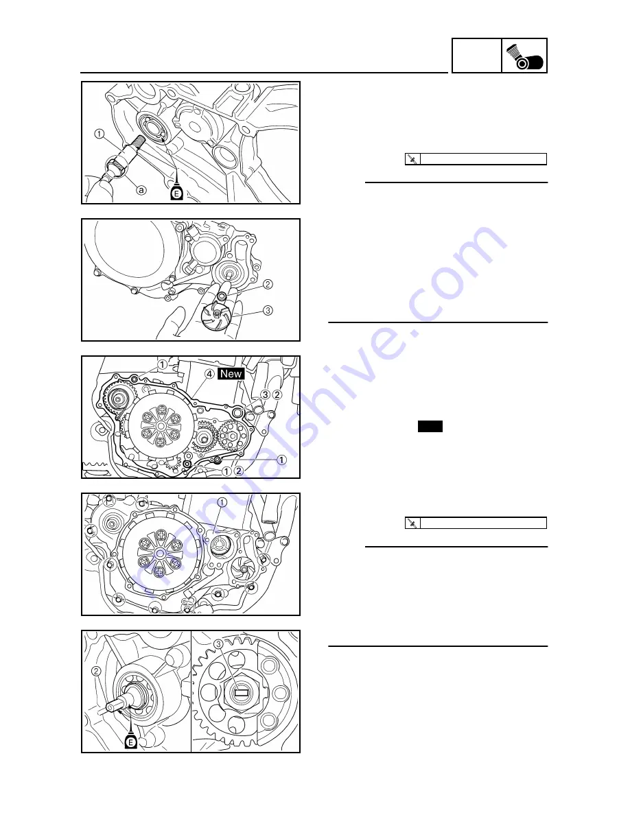 Yamaha YZ426F Owner'S Service Manual Download Page 352