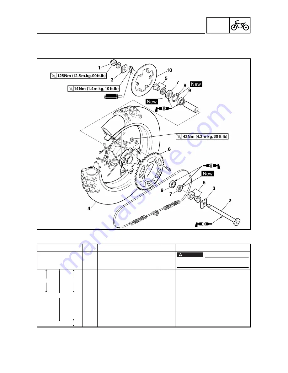 Yamaha YZ426F Скачать руководство пользователя страница 434