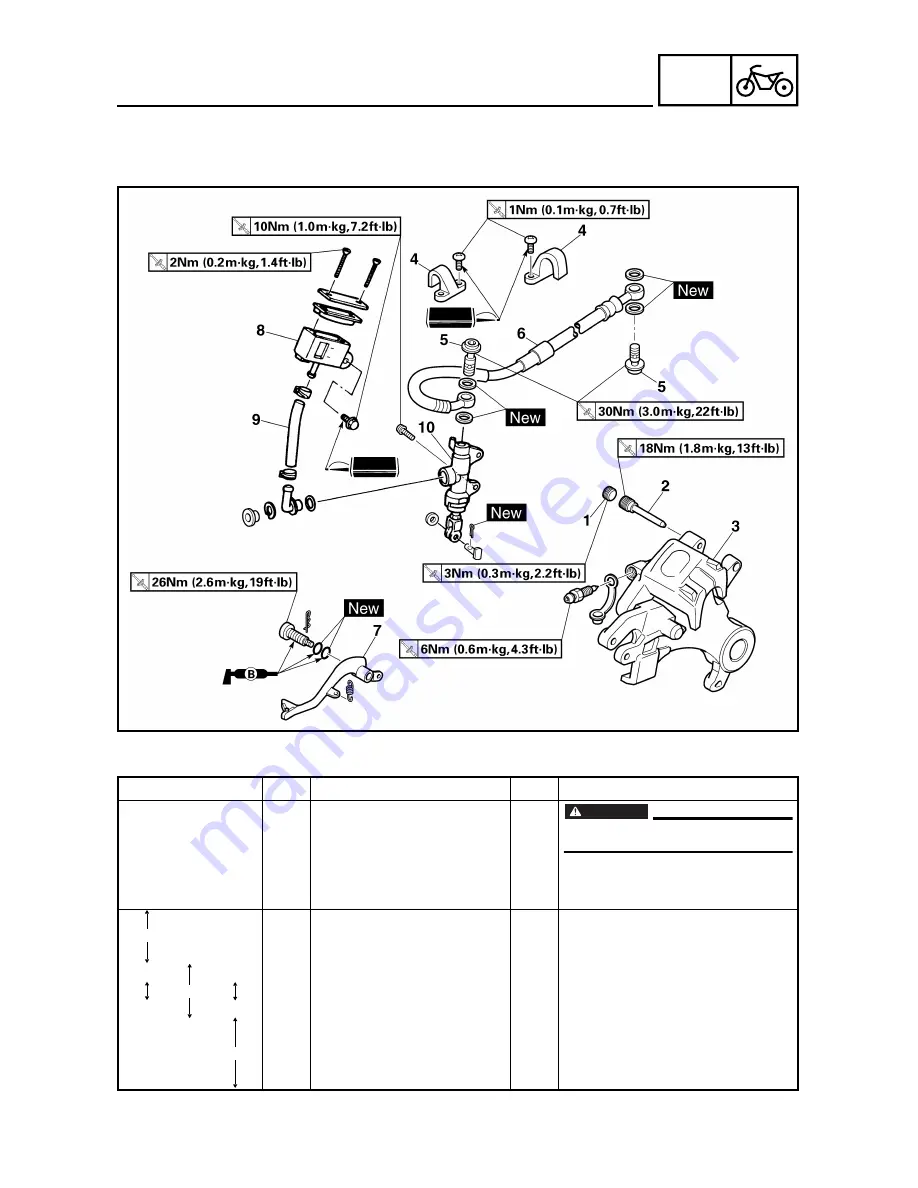 Yamaha YZ426F Owner'S Service Manual Download Page 452