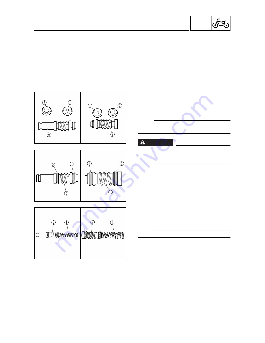 Yamaha YZ426F Owner'S Service Manual Download Page 470