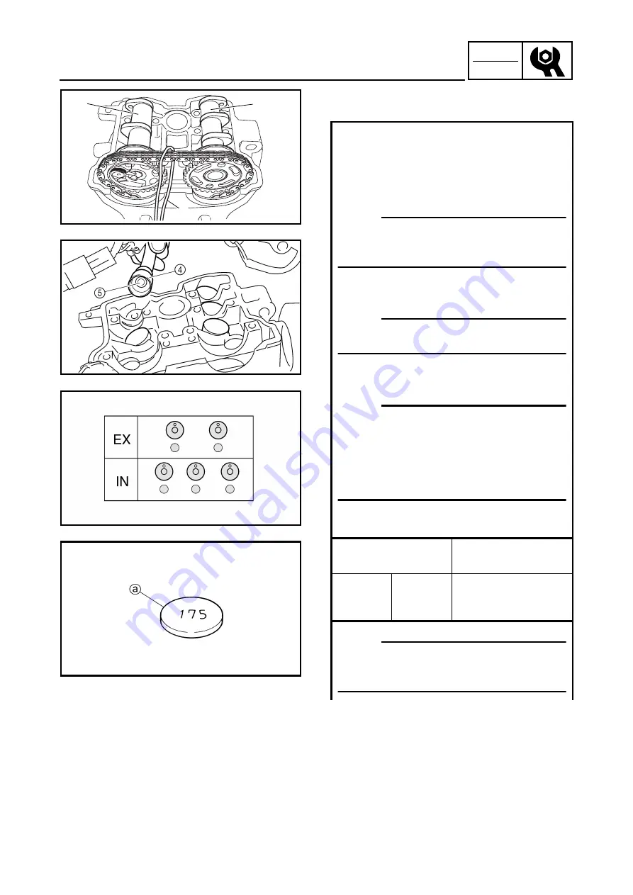 Yamaha YZ450F 2006 Owner'S Service Manual Download Page 184