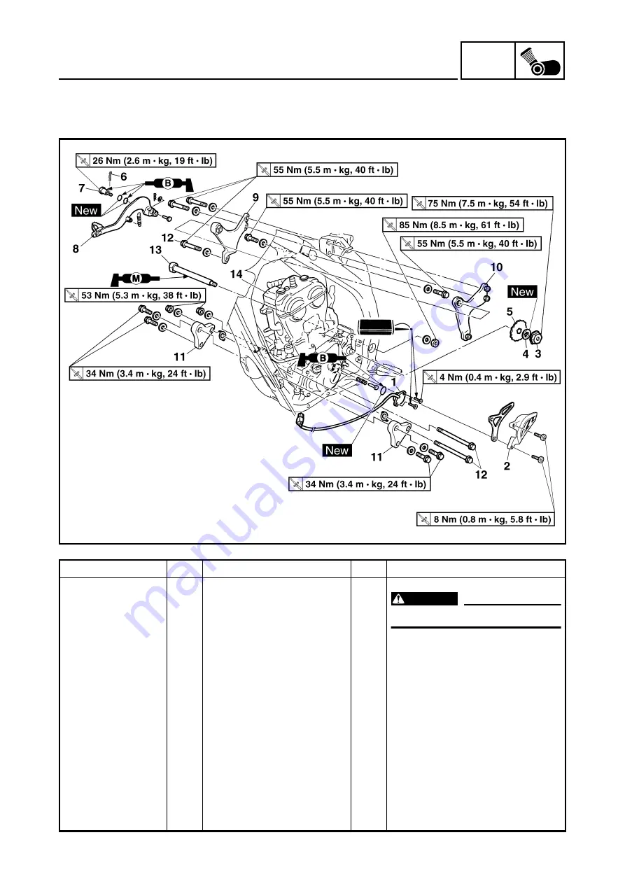 Yamaha YZ450F 2006 Owner'S Service Manual Download Page 402