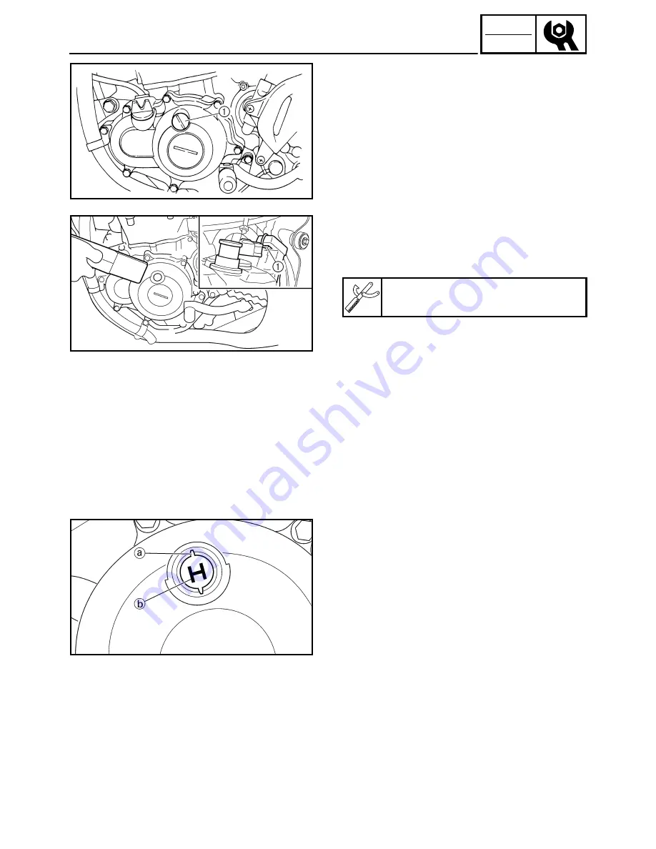 Yamaha YZ450F(T) Owner'S Service Manual Download Page 108