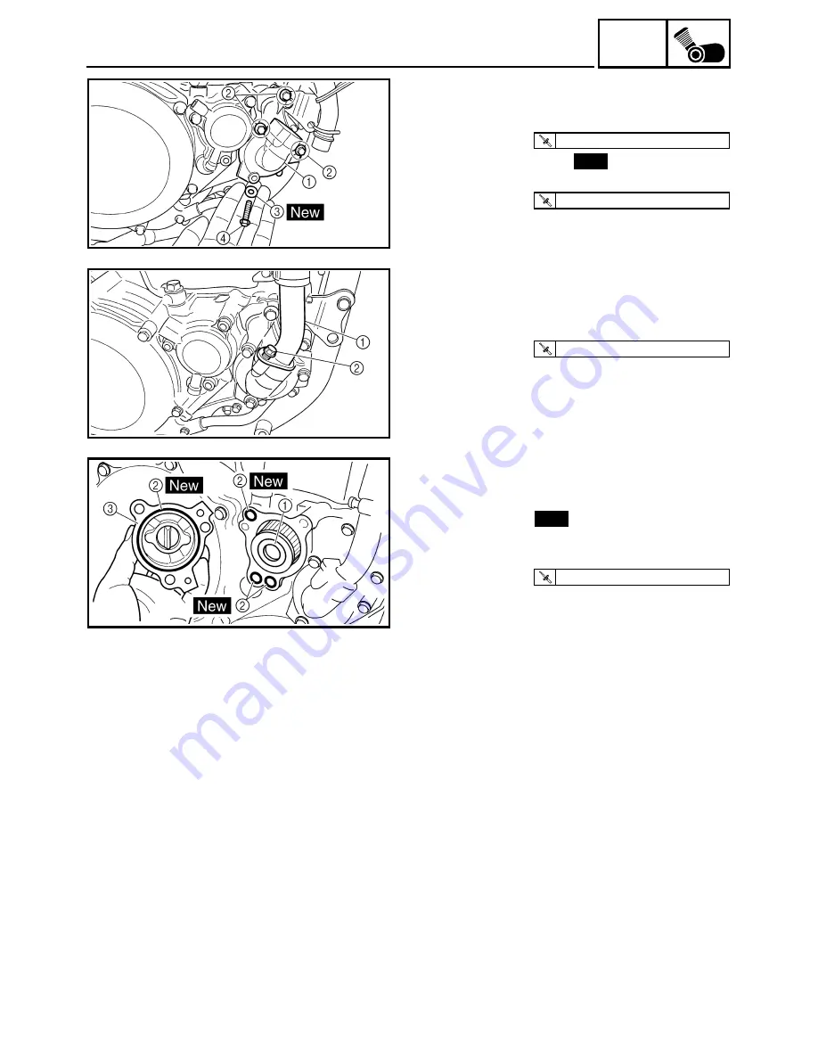 Yamaha YZ450F(T) Owner'S Service Manual Download Page 169