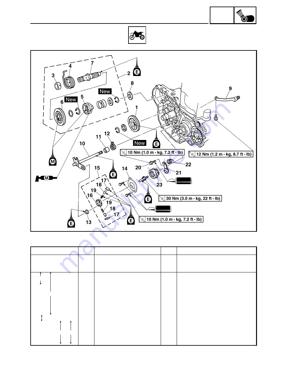 Yamaha YZ450F(T) Owner'S Service Manual Download Page 177