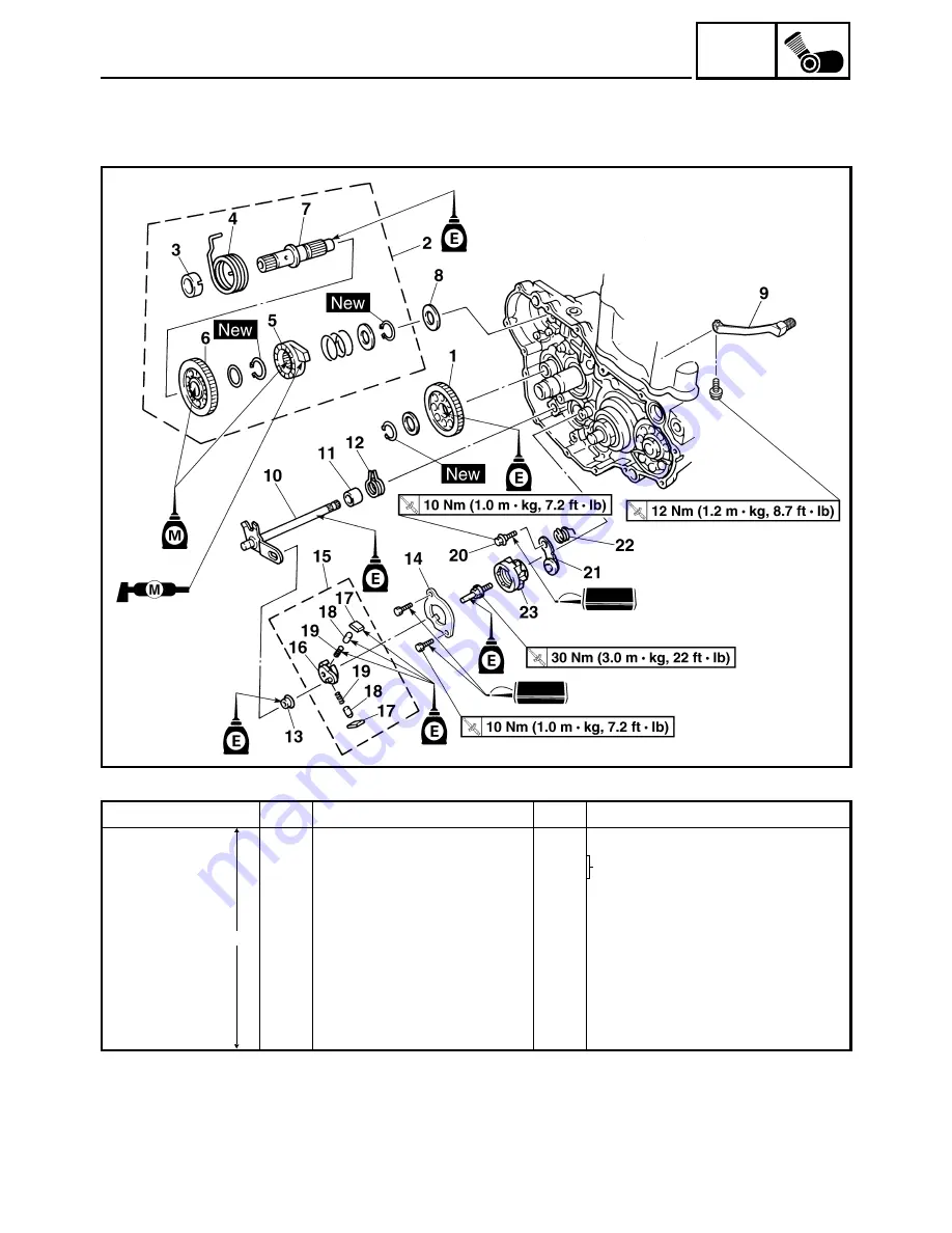 Yamaha YZ450F(T) Owner'S Service Manual Download Page 178