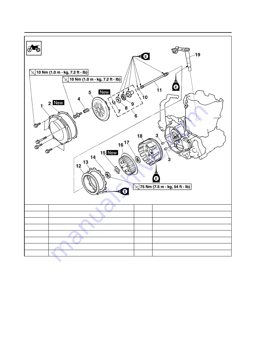 Yamaha YZ450F(X) Owner'S Service Manual Download Page 287