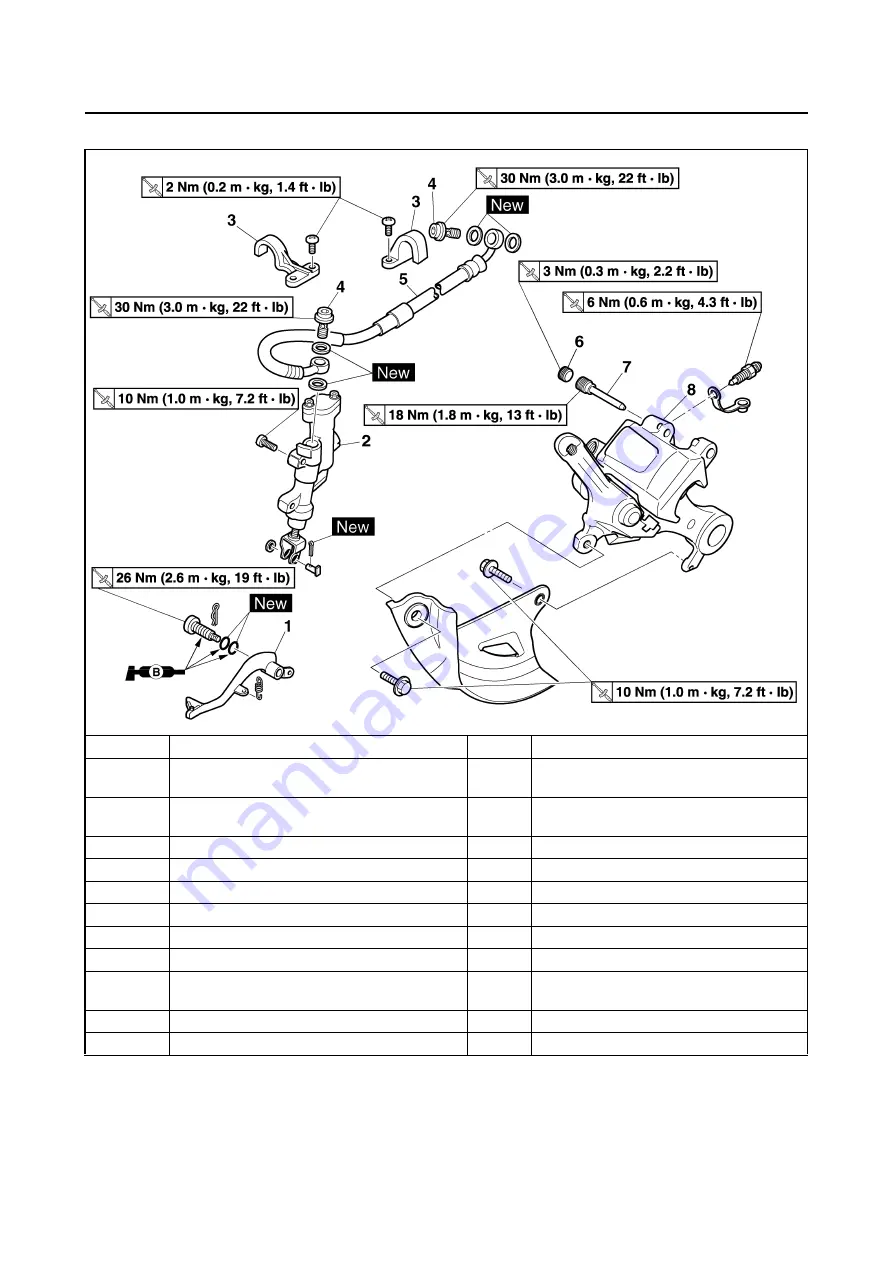 Yamaha YZ450F(X) Owner'S Service Manual Download Page 326