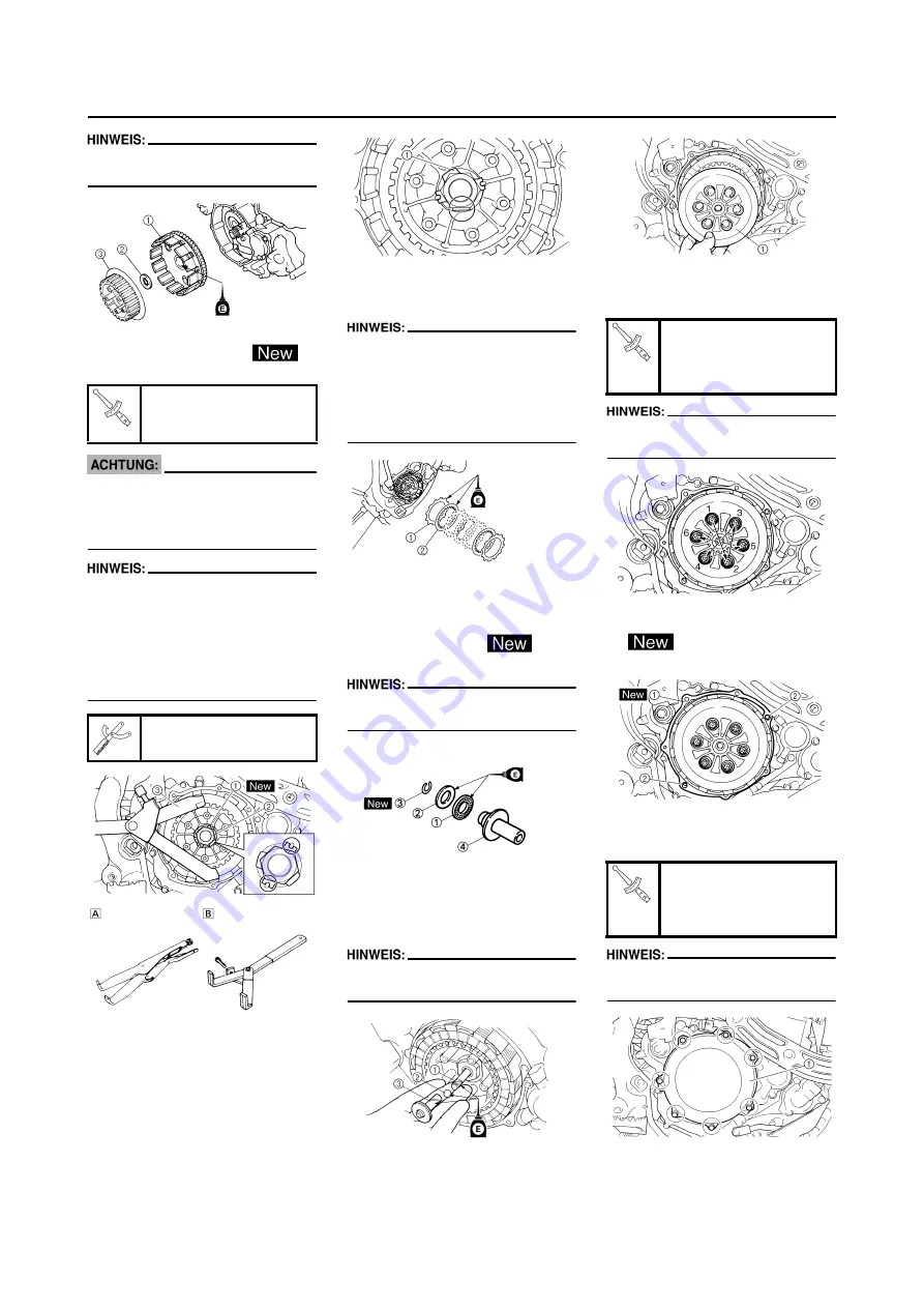 Yamaha YZ450F(X) Owner'S Service Manual Download Page 482