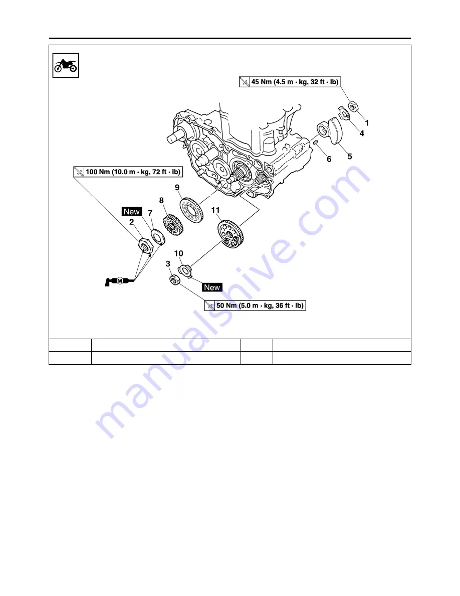 Yamaha YZ450FA 2011 Скачать руководство пользователя страница 159