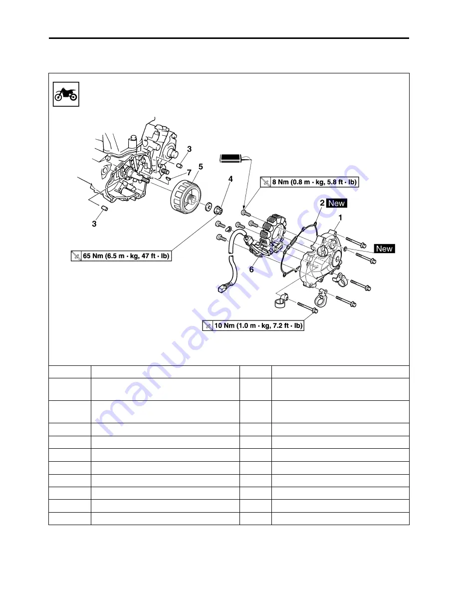 Yamaha YZ450FA 2011 Owner'S Service Manual Download Page 173