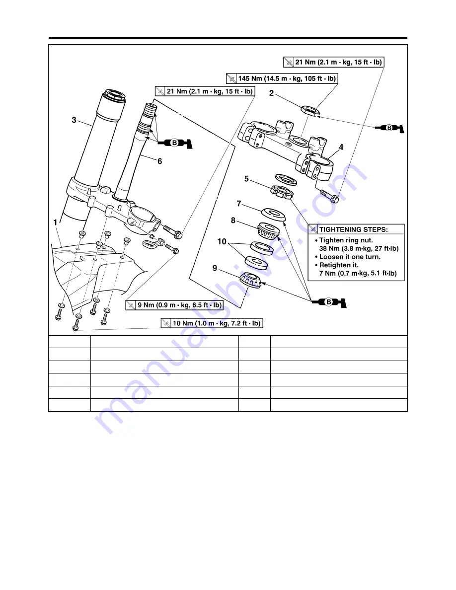 Yamaha YZ450FA 2011 Owner'S Service Manual Download Page 237