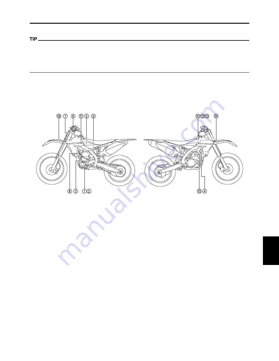 Yamaha YZ450FA 2011 Скачать руководство пользователя страница 263