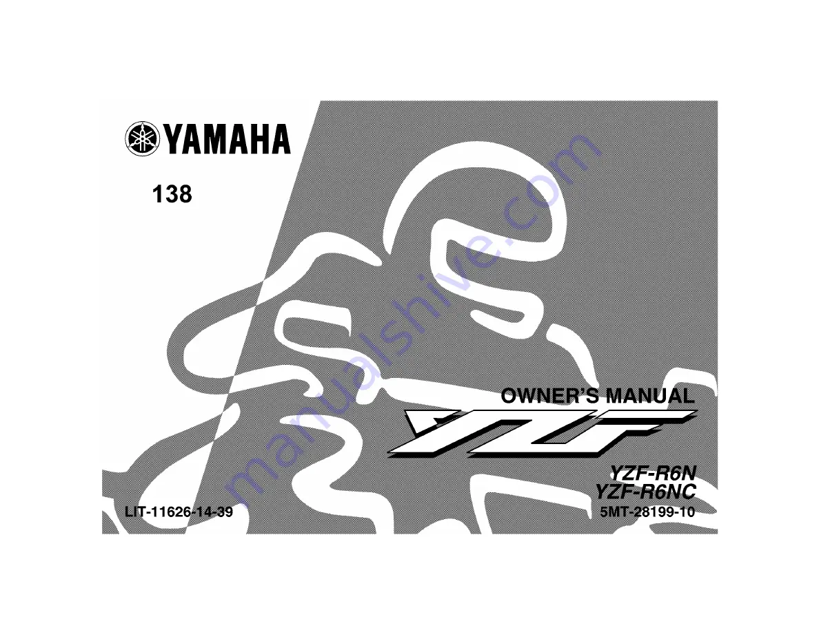 Yamaha YZF-R6 Owner'S Manual Download Page 1