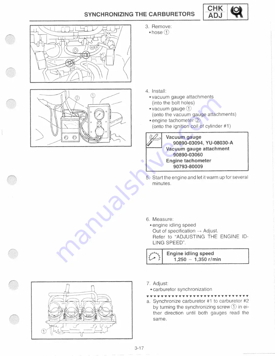 Yamaha YZF-R6CL Service Manual Download Page 65