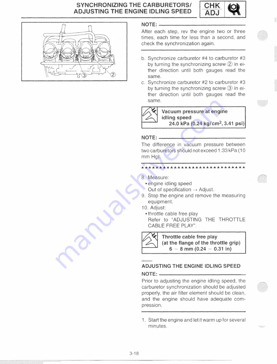 Yamaha YZF-R6CL Service Manual Download Page 66