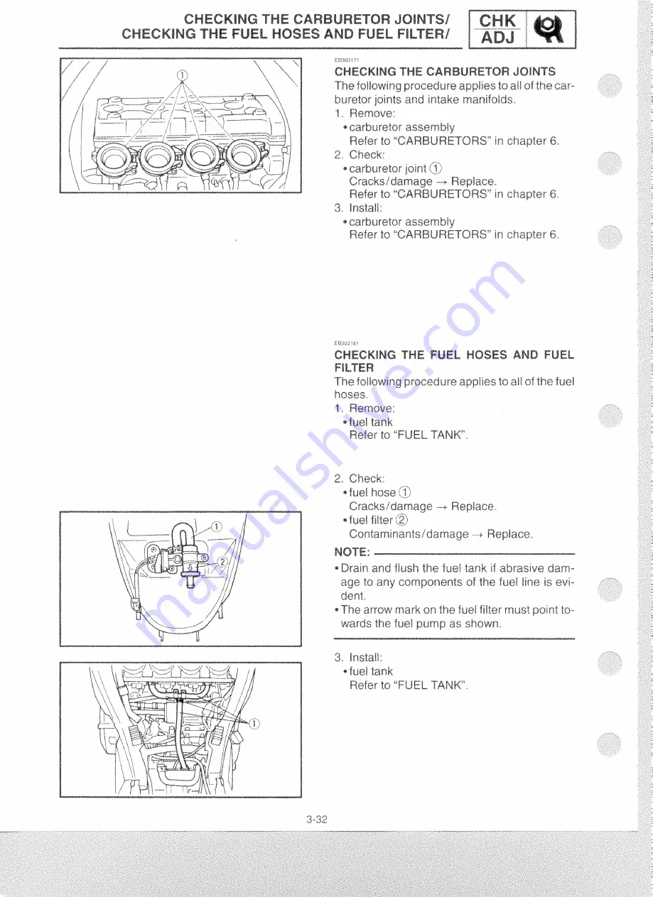 Yamaha YZF-R6CL Service Manual Download Page 80