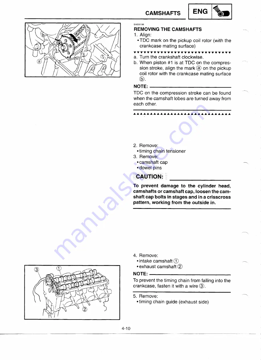 Yamaha YZF-R6CL Service Manual Download Page 129