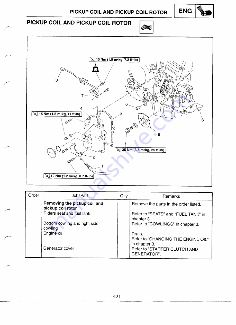 Yamaha YZF-R6CL Скачать руководство пользователя страница 150