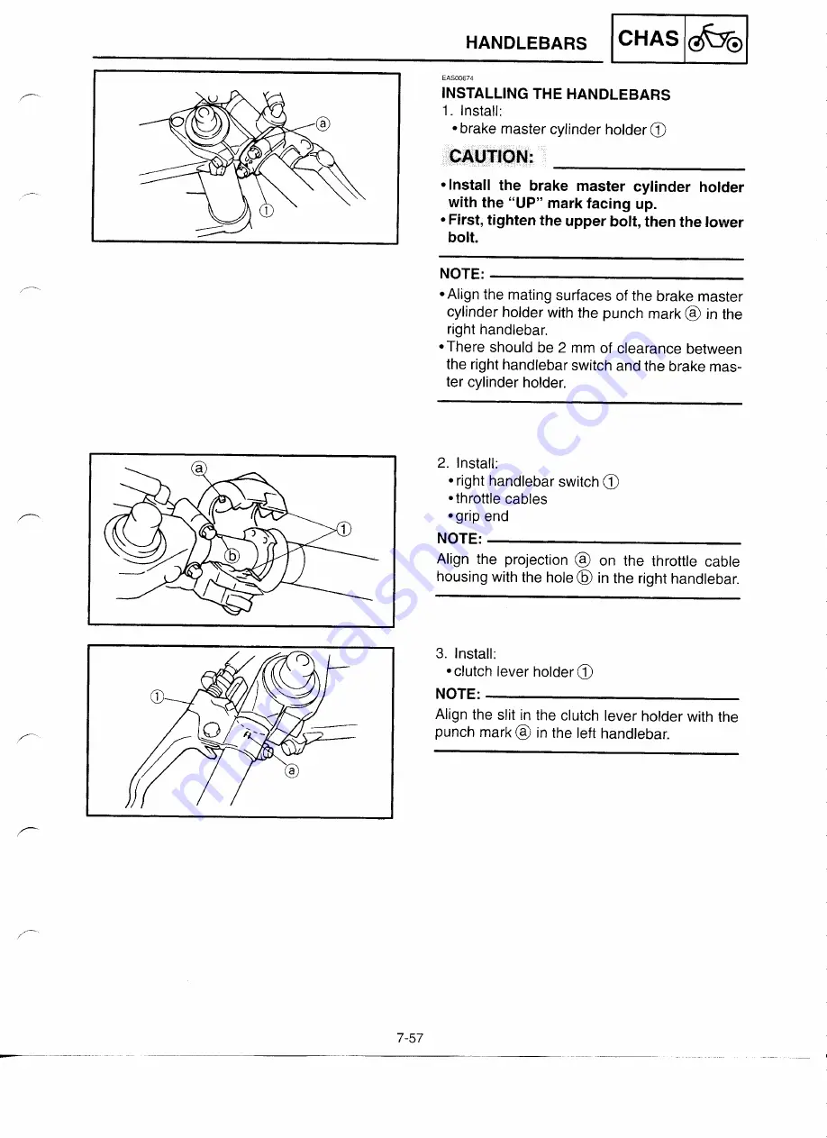 Yamaha YZF-R6CL Service Manual Download Page 308