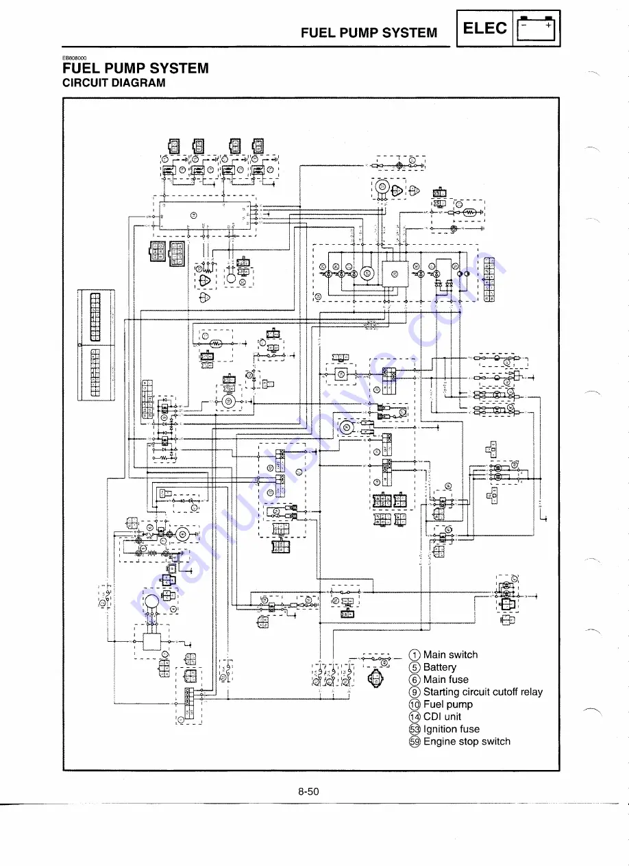 Yamaha YZF-R6CL Service Manual Download Page 378