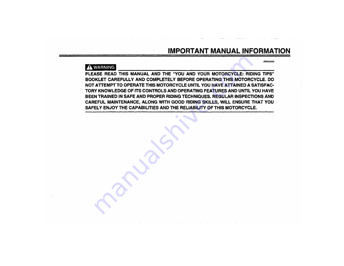 Yamaha YZF-R6L Owner'S Manual Download Page 4