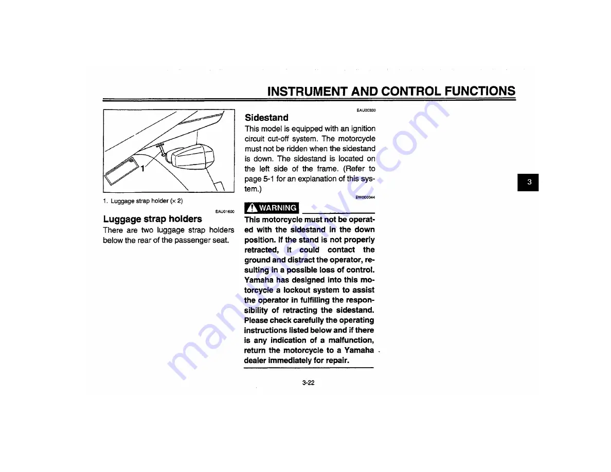 Yamaha YZF-R6L Owner'S Manual Download Page 44