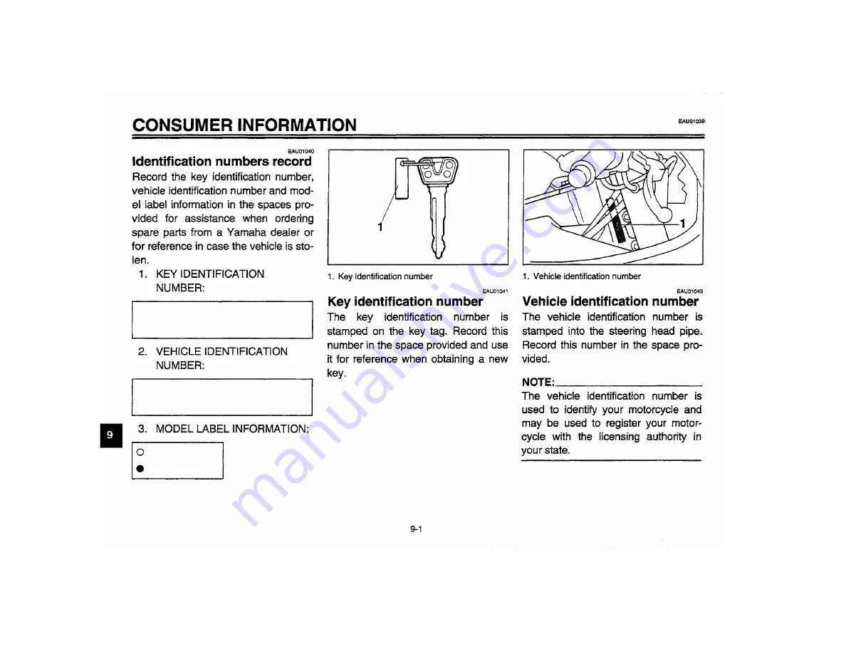 Yamaha YZF-R6L Owner'S Manual Download Page 109