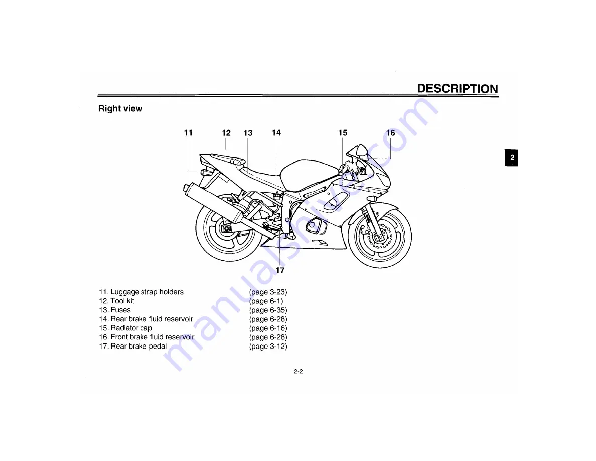 Yamaha YZF-R6M Owner'S Manual Download Page 19