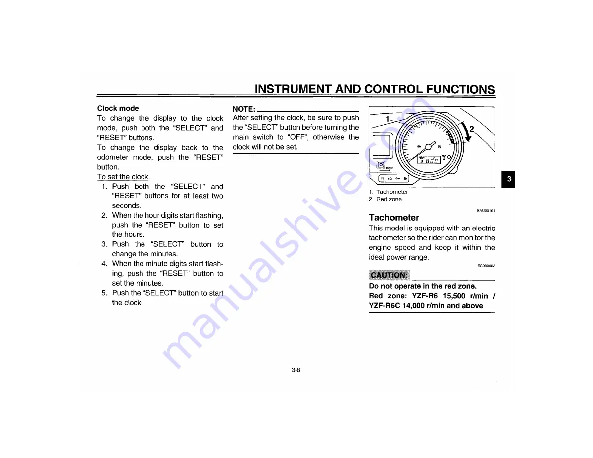 Yamaha YZF-R6M Owner'S Manual Download Page 29