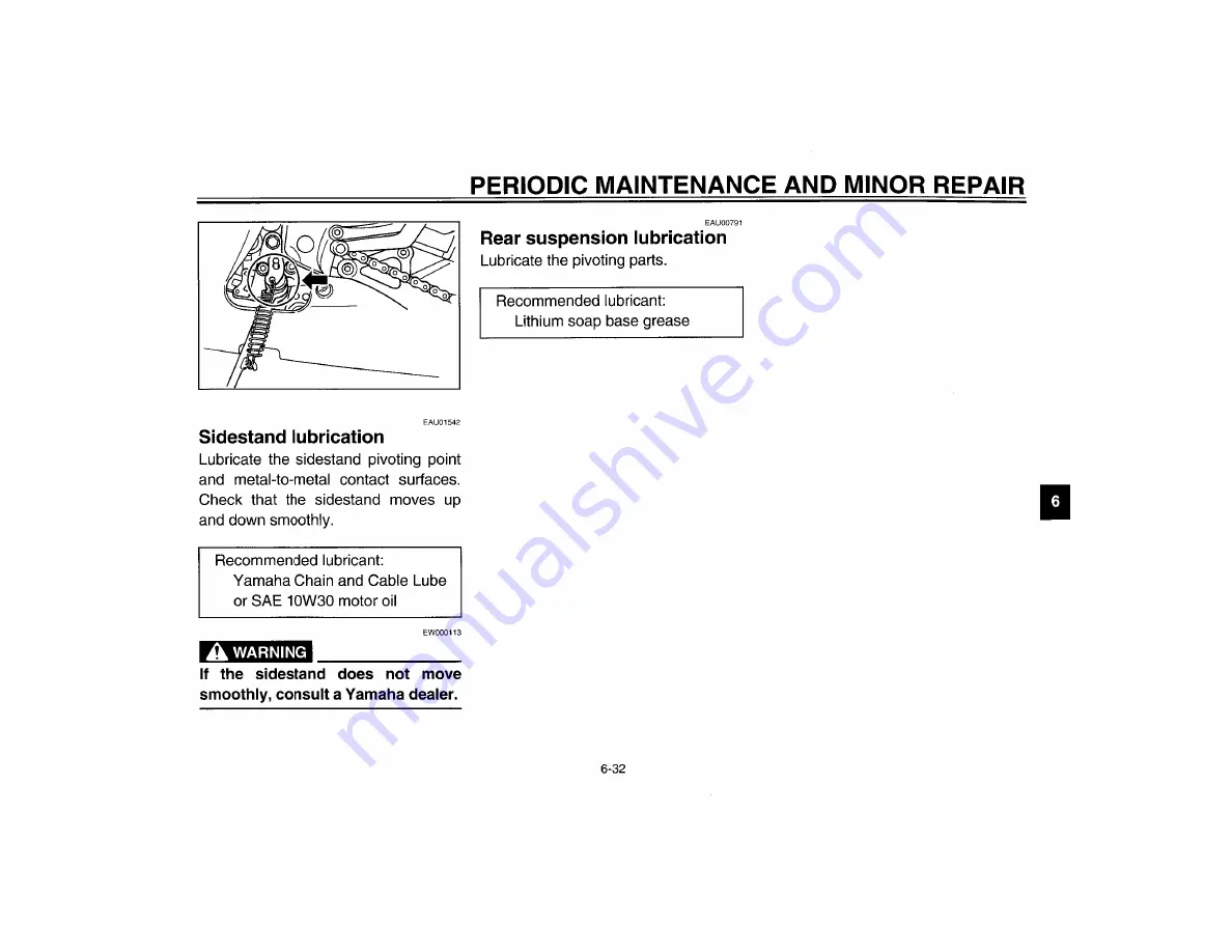 Yamaha YZF-R6M Owner'S Manual Download Page 90