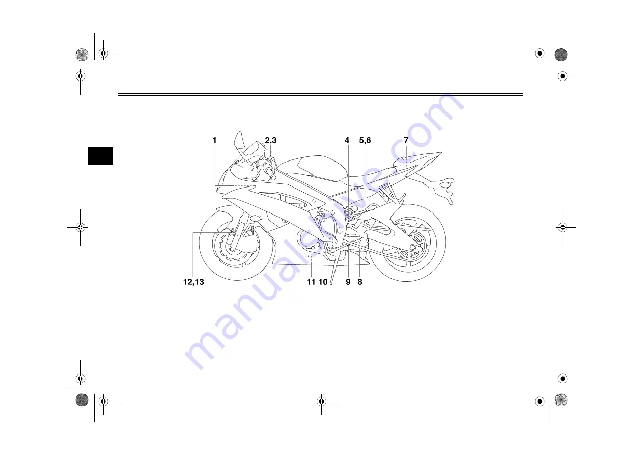 Yamaha YZFR6X Owner'S Manual Download Page 16