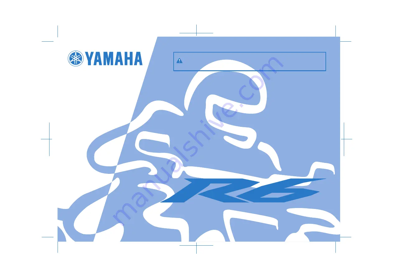 Yamaha YZFR6Z Owner'S Manual Download Page 1